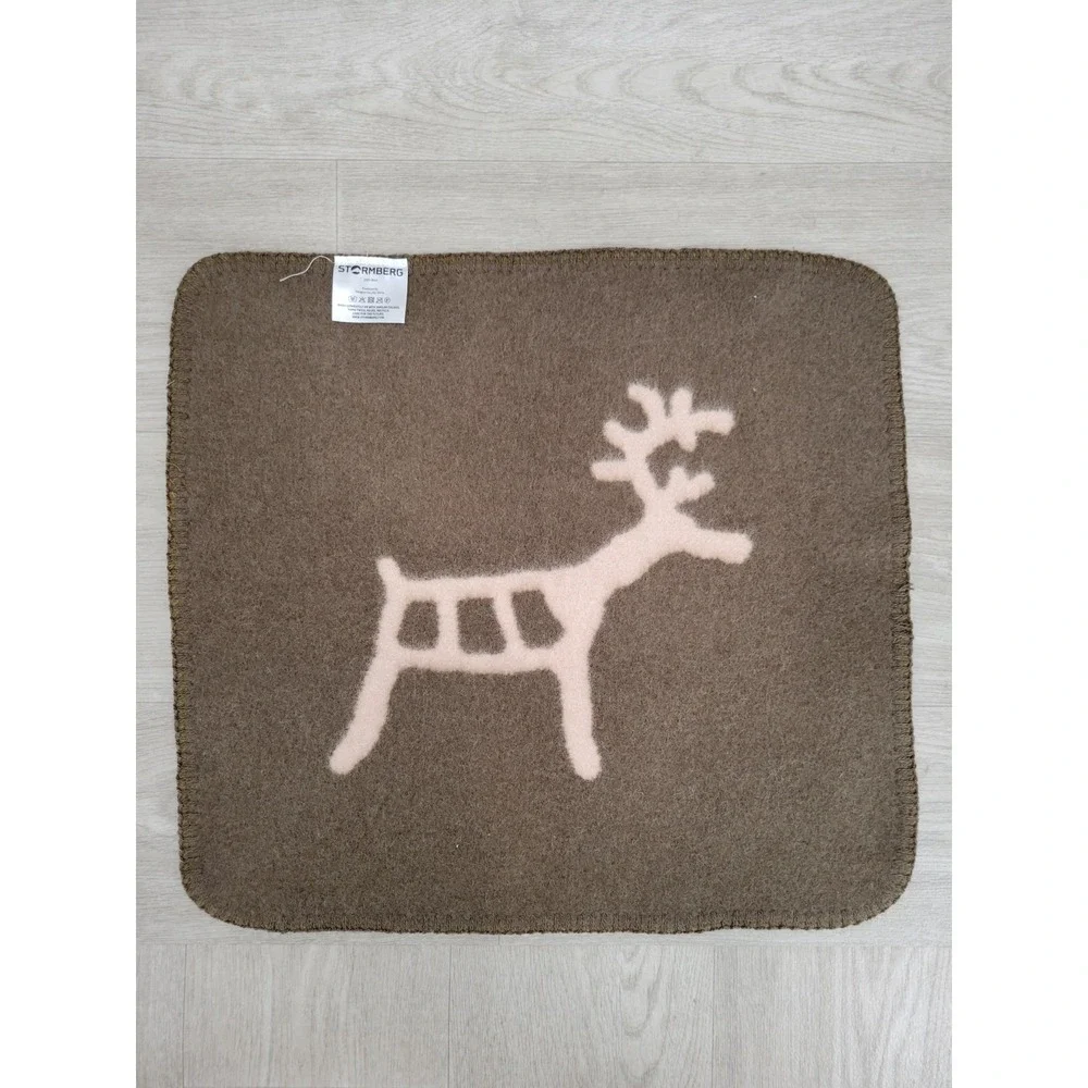 Stormberg Wool Sitting Mat Deer Brown Olive Green Camping Hiking Outdoor Seat